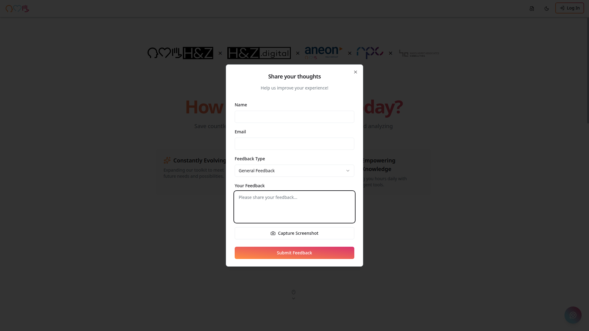 Feedback Widget
