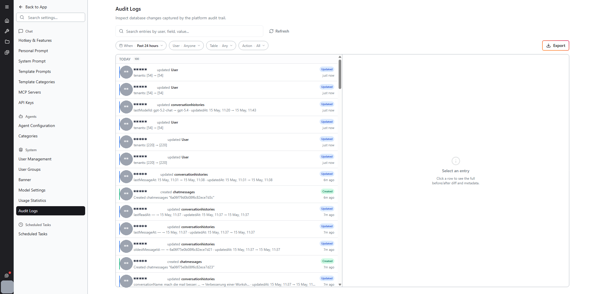 Audit Logs