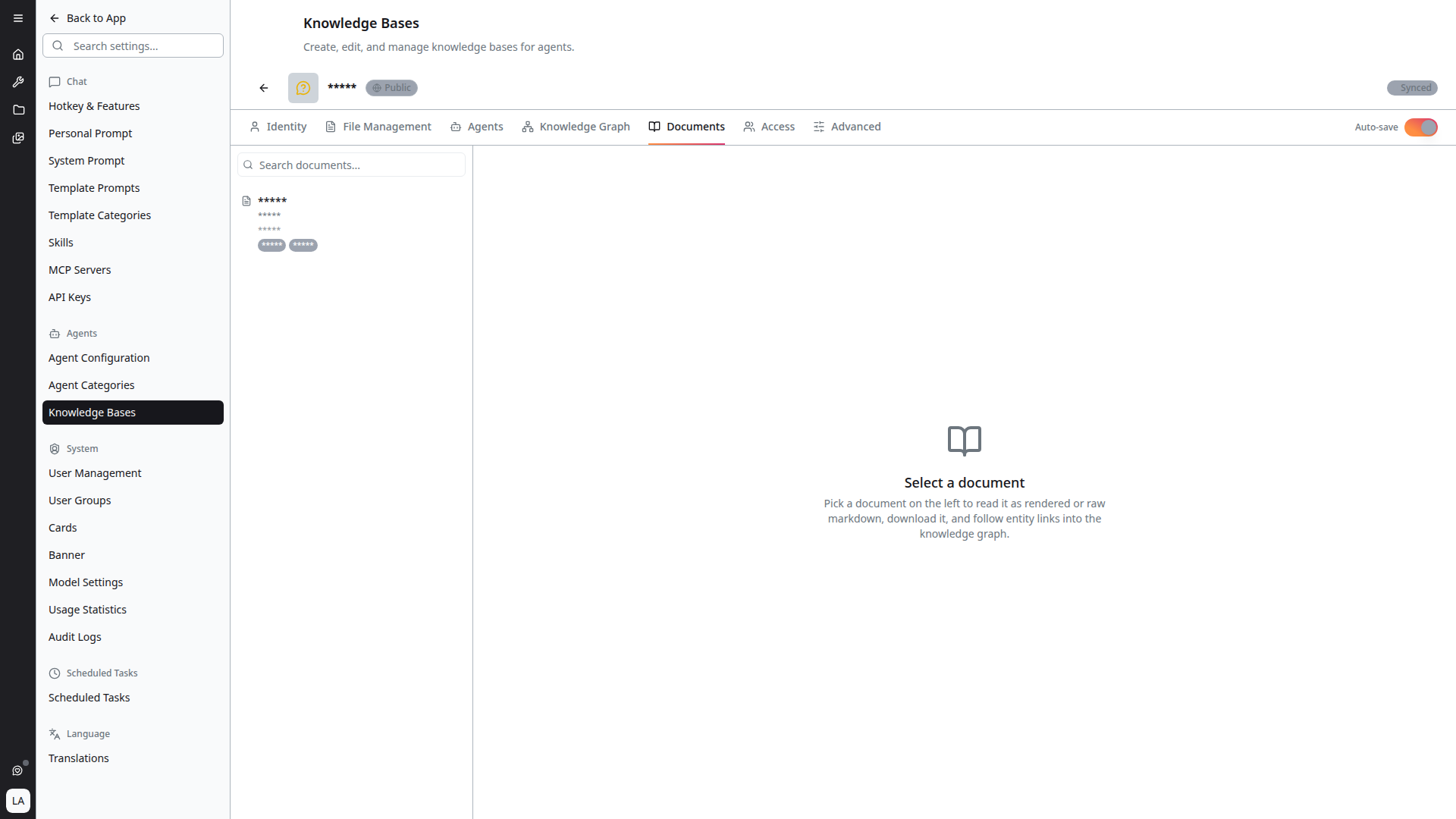 Documents tab