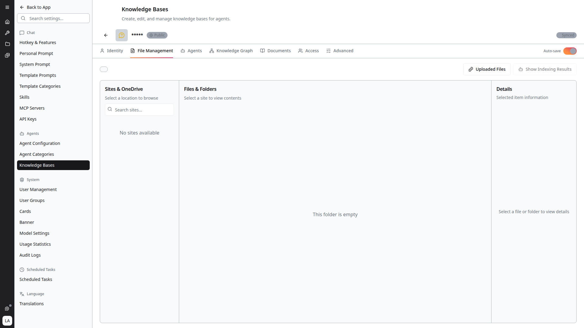 File Management tab