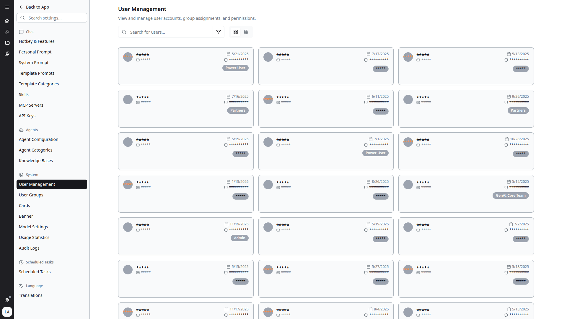 User Management